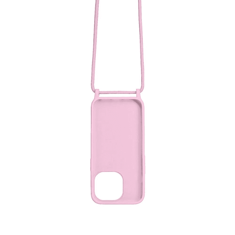 Rixus Capa Rixus iPhone 15 Pro Max Tpu Rosa com Cordão