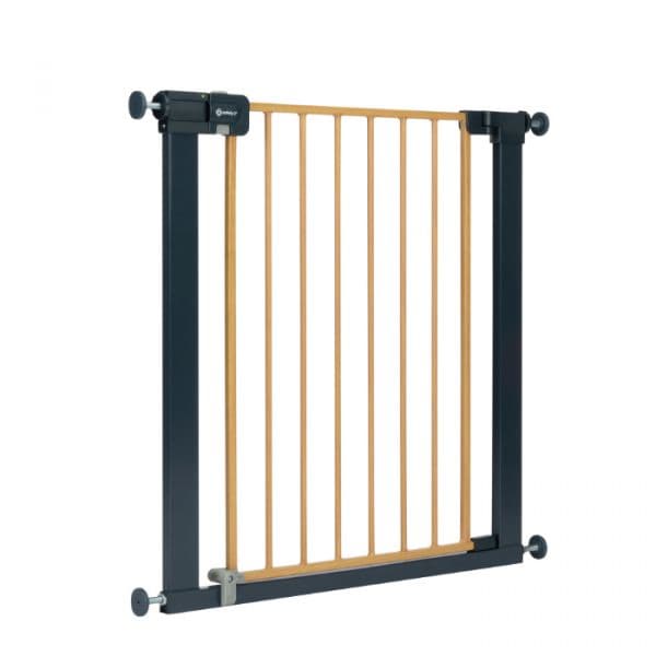 Safety 1st Barreiras de Porta Easy Close Metal Wood Effect Preto