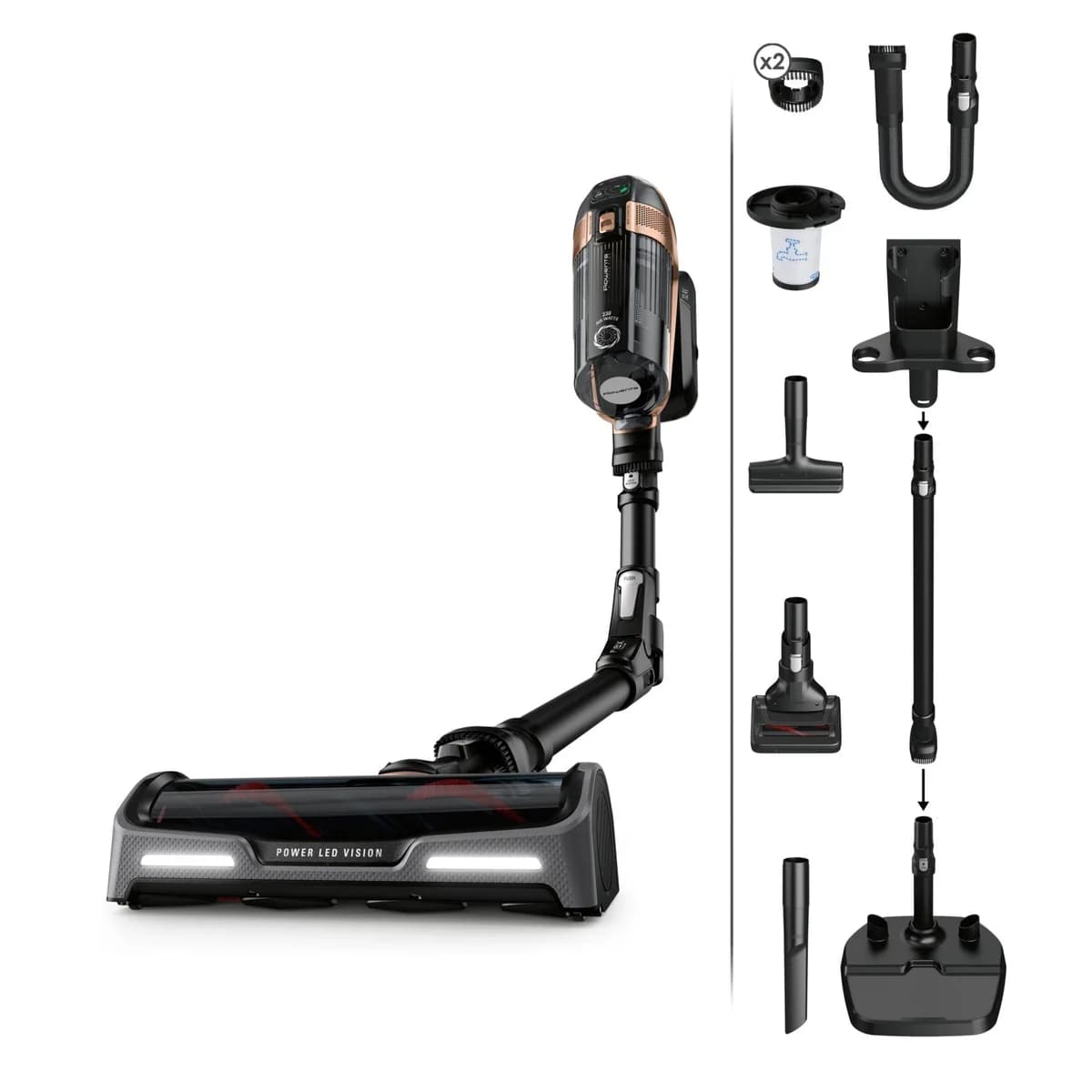 Aspirador Vertical Rowenta X-Force Flex 15.60 Animal Care RH99F1WO