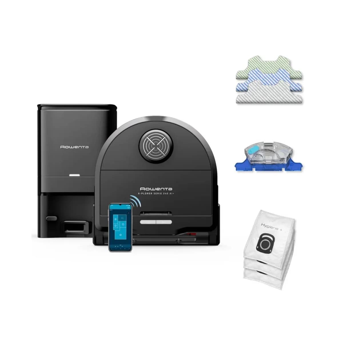 Rowenta RR9695WH X-Plorer Serie 240+ AI Animal & Allergy Kit