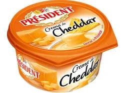 queijo creme de cheddar president 125g