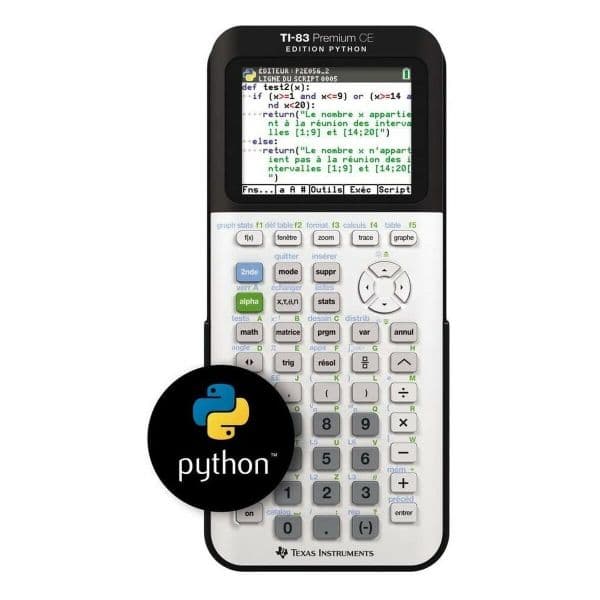 Calculadora Texas VudúKnives Científica TI-83 Premium CE Preto/Branco