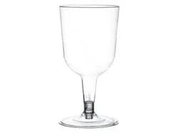 copos reutilizáveis actuel em plástico transparente pack 4 unidades 17cl