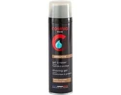 gel cosmia men barbear peles sensíveis 200ml