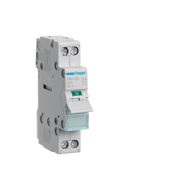Hager Interruptor 2p 25a