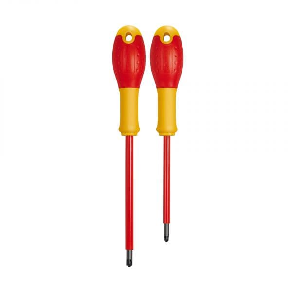 Stanley Chave de Fenda Fatmax® Bornéu Vde PZ1x100mm e PZ2x125mm ref.FMHT0-62649