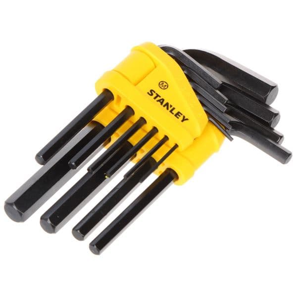 Stanley Jogo 10 Chaves hexagonais_0-69-253 Amarelo e Preto - 0-69-253