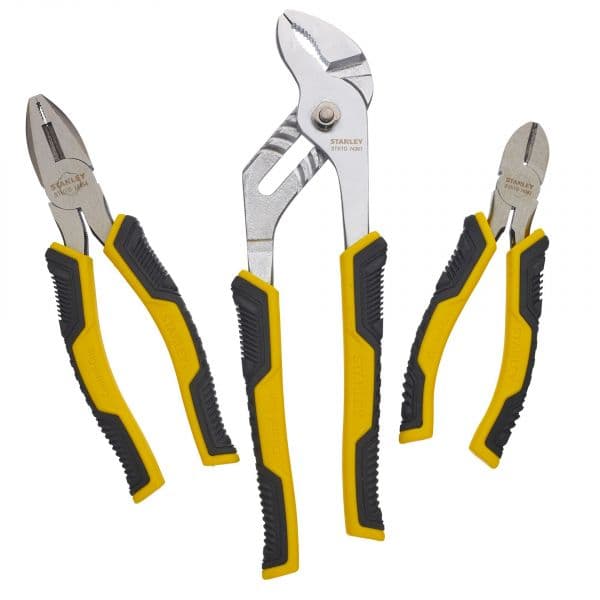 Stanley Jogo de Alicate Controle Grip.universal + Corte Diagonal + Fecho ref.STHT0-74471