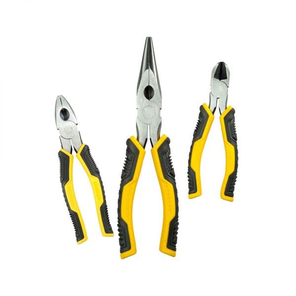 Stanley Jogo de Alicate Controle Grip.universal + Corte Diagonal + Boca Longa ref.STHT0-75094