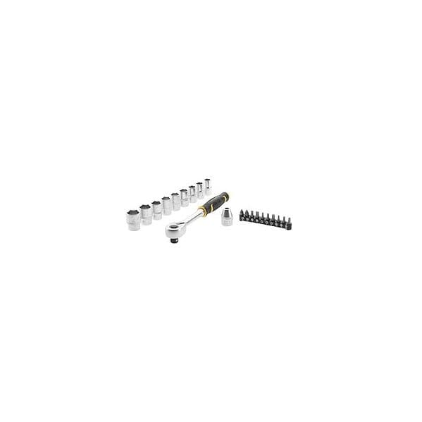 Stanley Fatmax Conjunto Roquete Stanley 1/2 + Chave Caixa + Bits