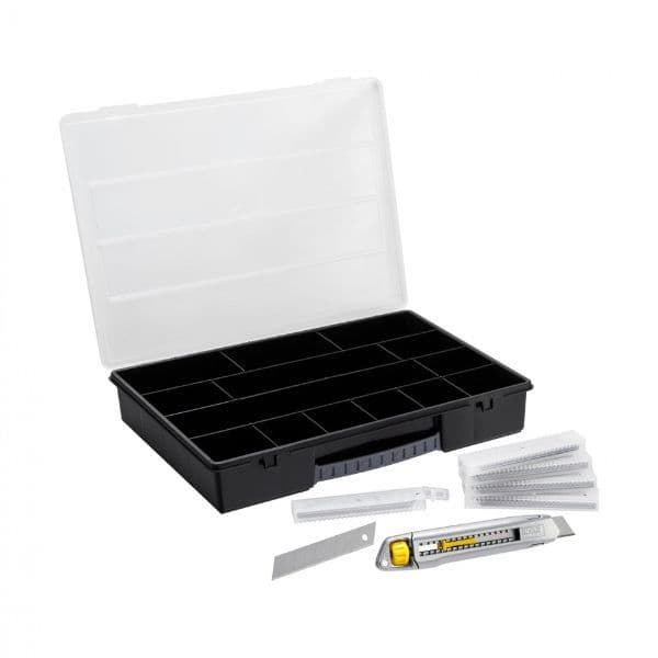 Stanley Pak Organizador + X-ato + 50 Lâminas 18mm STHT0-10018-9