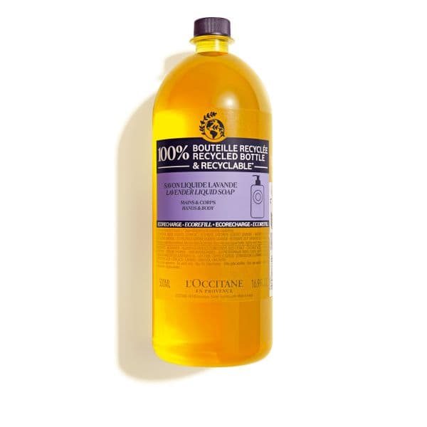 L'Occitane Lavanda Sabonete Líquido para Mãos e Corpo Recarga 500ml