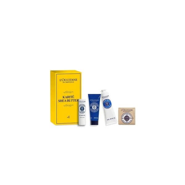 L'Occitane en Provence Karité Creme Mãos 30ml + Sabonete 50g + Creme Corpo 20ml + Bálsamo Labial 4,5g Coffret Coffret