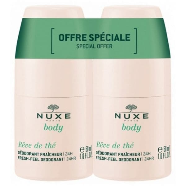 Nuxe Rêve de Thé Duo Desodorizante 24h Longa Duração 2x50ml