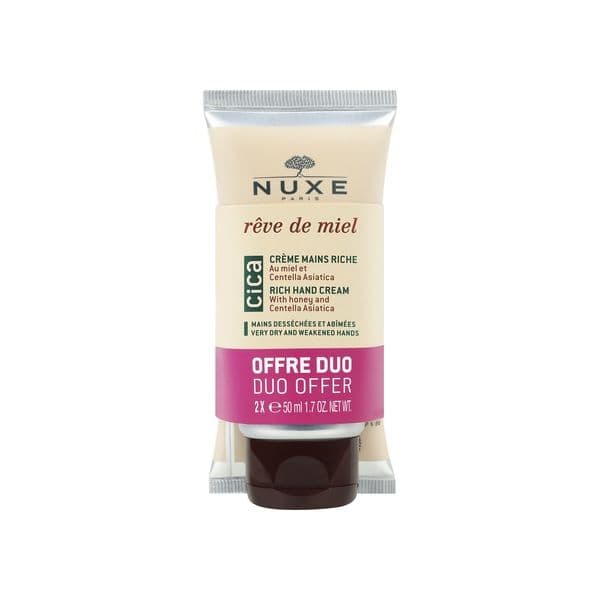 Nuxe Rêve de Miel Cica Creme de Mãos e Unhas 2x50ml