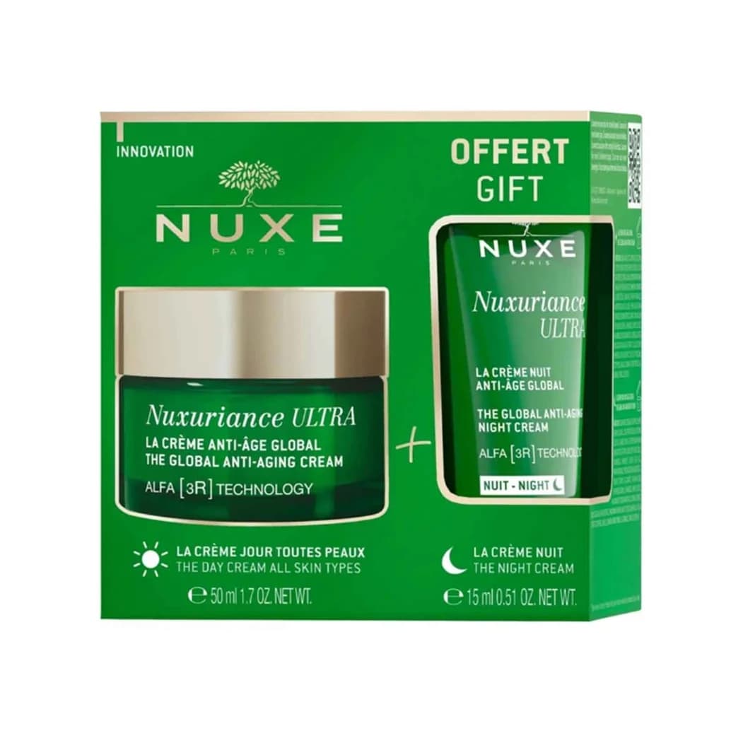 Nuxe Nuxuriance Ultra Creme de Dia Antienvelhecimento Global 50ml + Creme Noite 15ml Coffret