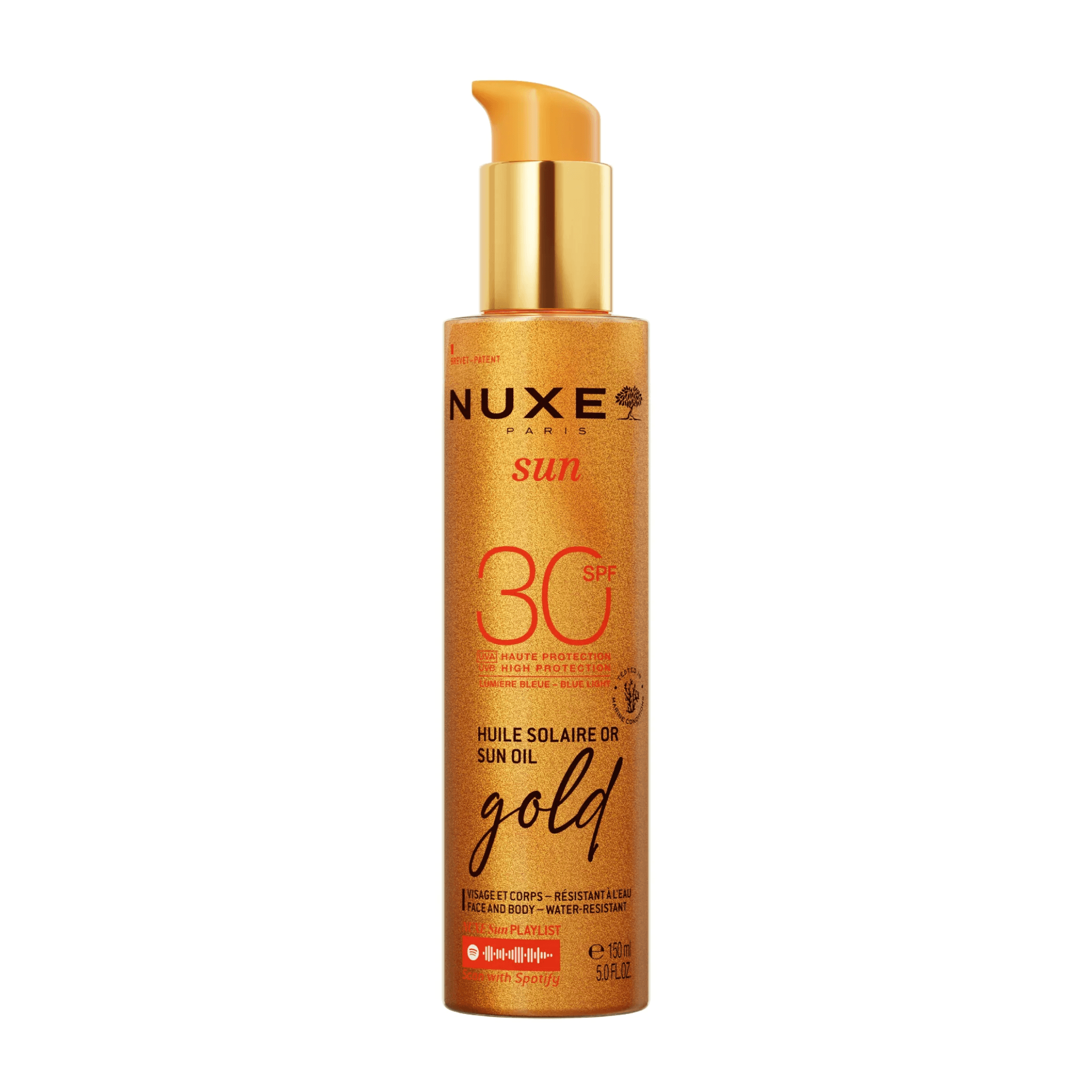 Protetor Solar Nuxe Sun Óleo Solar Gold Rosto e Corpo SPF30 150ml