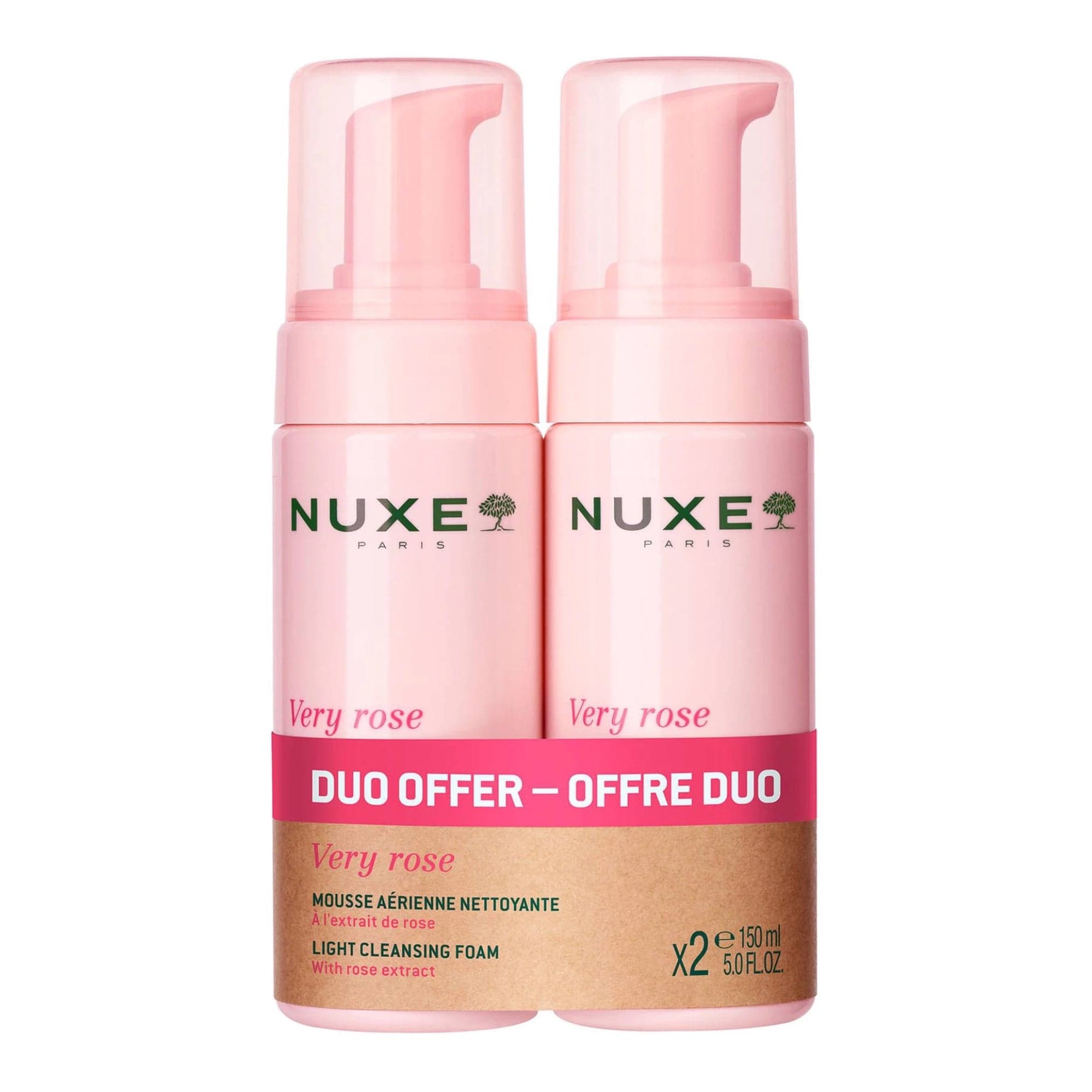 Nuxe Very Rose Espuma de Limpeza 2x150ml