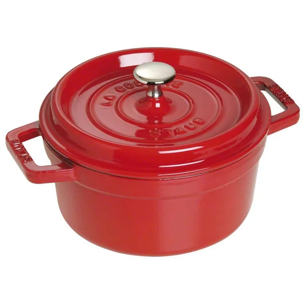 Staub Tacho Ferro Fundido Cocotte Redonda 20cm Vermelho