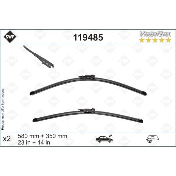 SWF Escova do Limpa-vidros - 119485