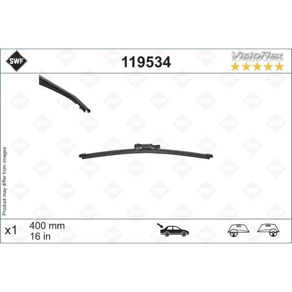 SWF Escova do Limpa-vidros - 119534