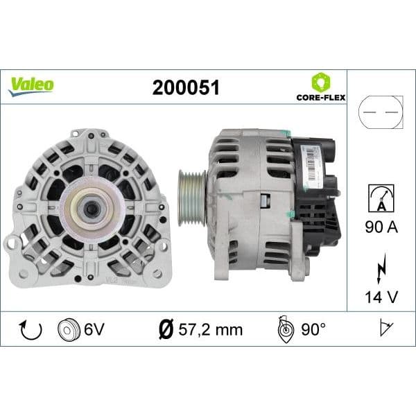 VALEO Alternador - 200051