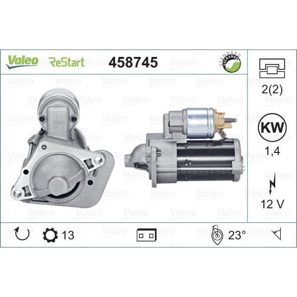 Valeo Motor de Arranque - 458745