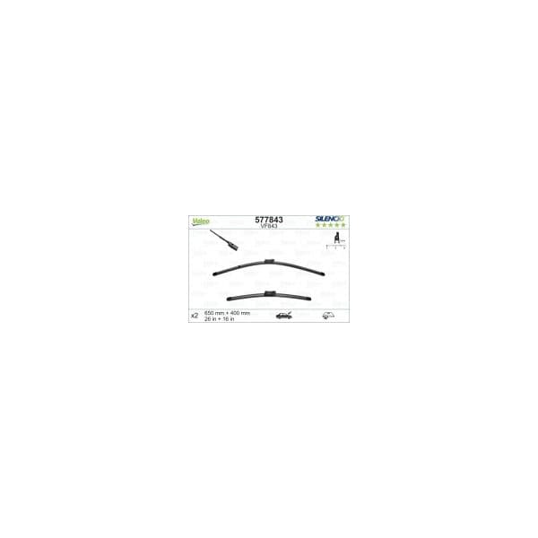 Valeo Escova de Limpa-vidros (298/3337) - 577843