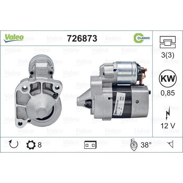 Valeo Motor de Arranque - 726873