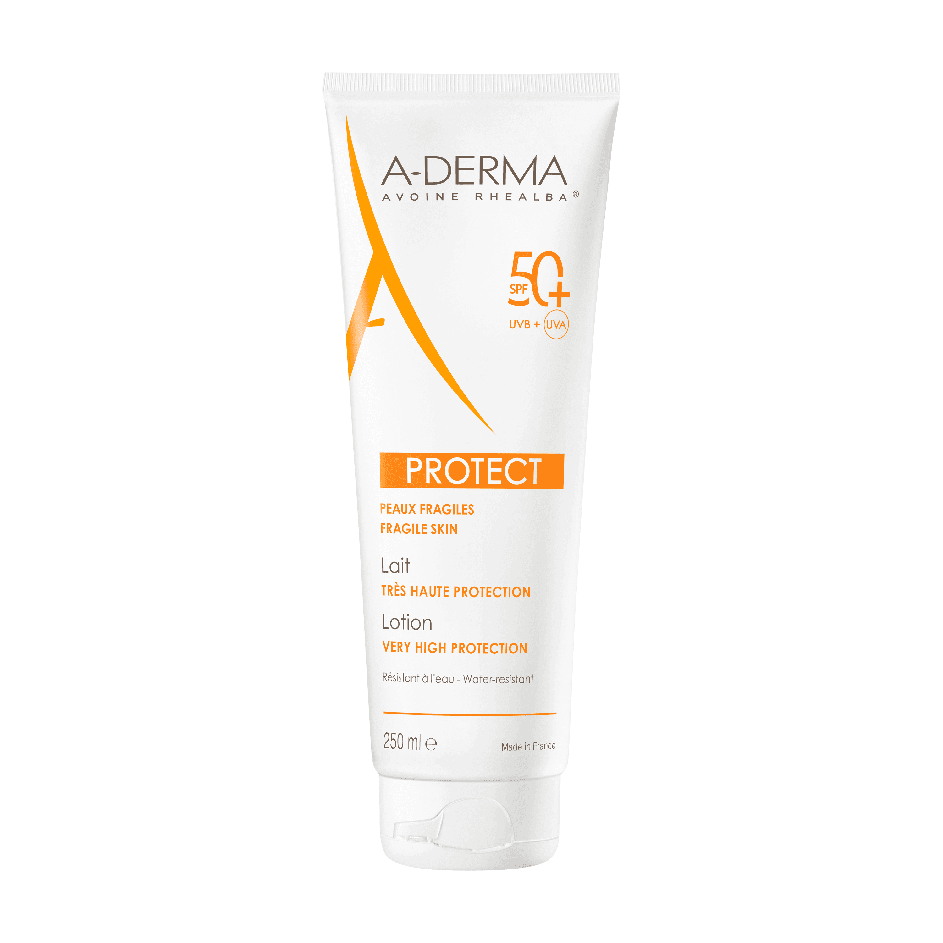 Protetor Solar A-Derma Protect Leite SPF50+ 250ml