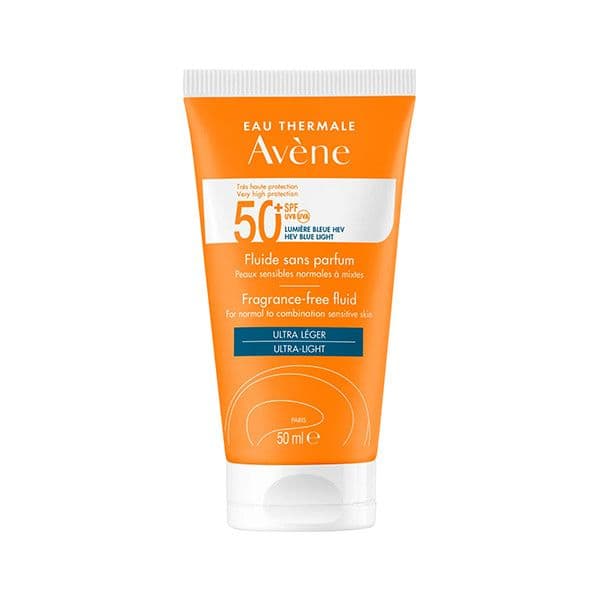 Protetor Solar Avéne Solar Fluído SPF50+ sem Perfume 50ml