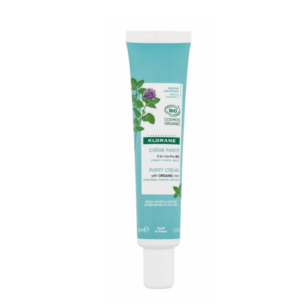 Klorane Detox Menta Aquática Pureza Creme de Rosto 30ml