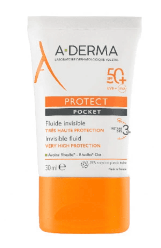 Protetor Solar A-Derma Protect Fluido Invisível SPF50+ 30ml