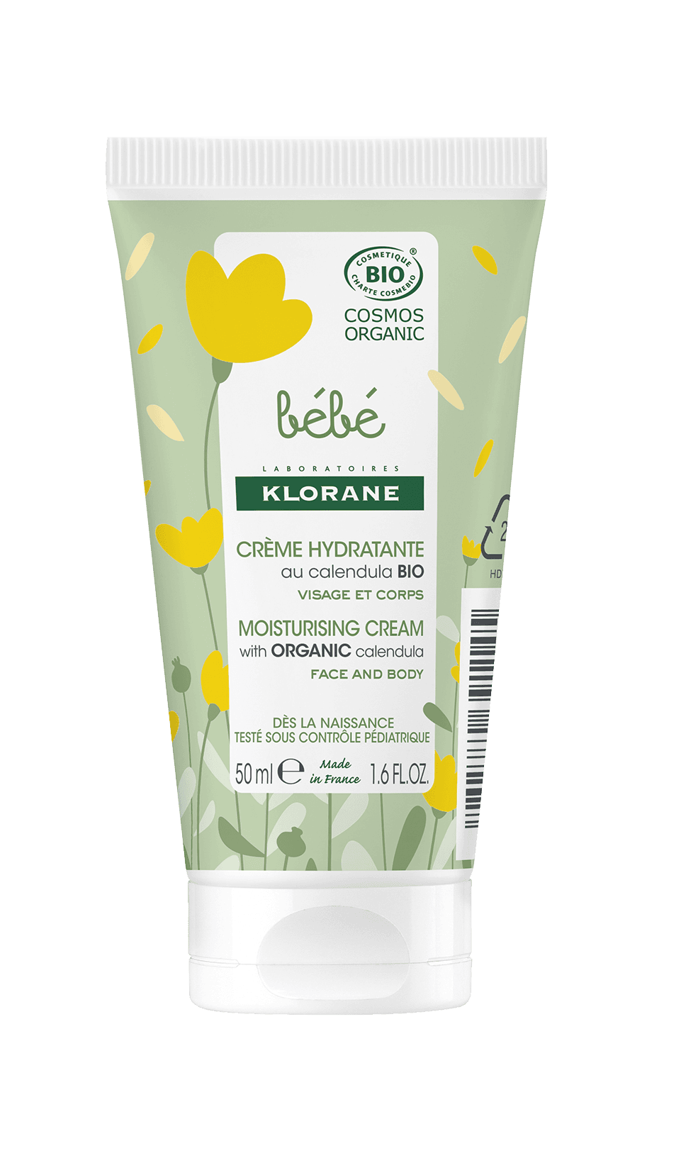 Klorane Bebé Creme Hidratante Bio 50ml