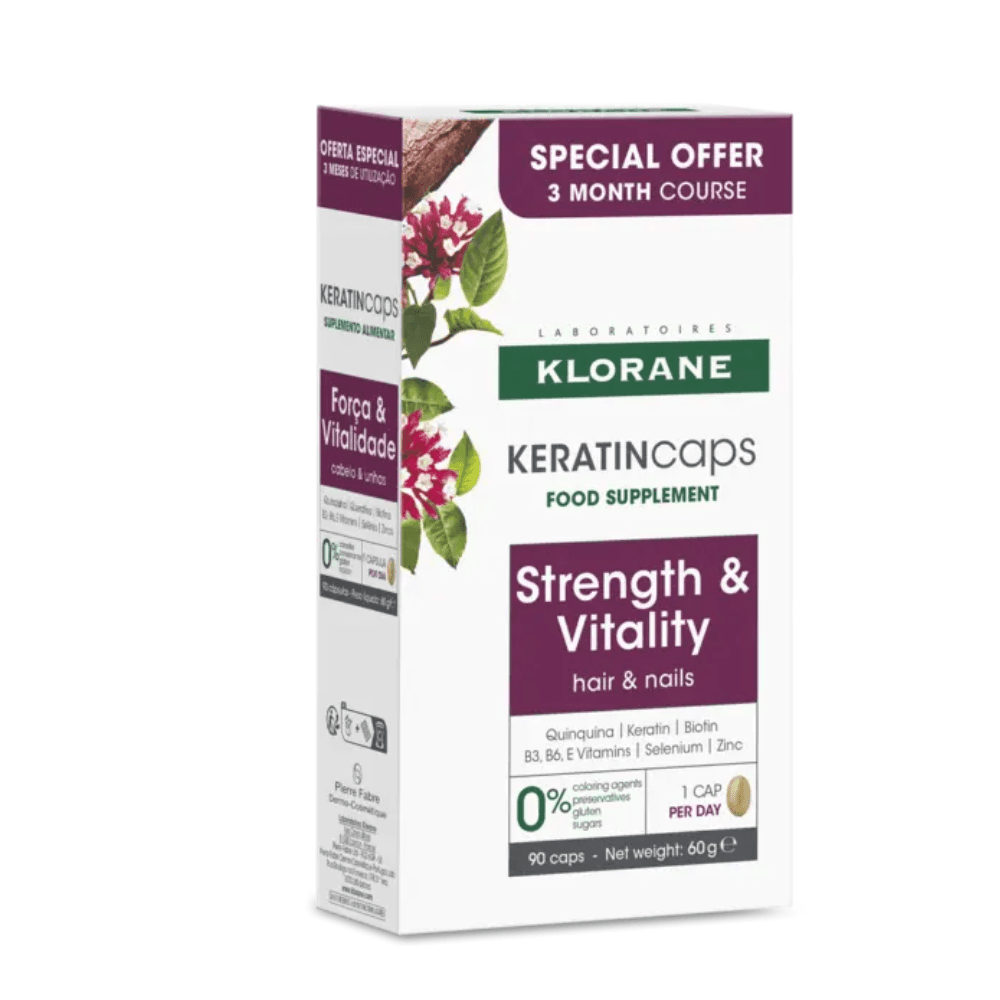 Klorane Capilar Keratincaps 3 x 30 cápsulas