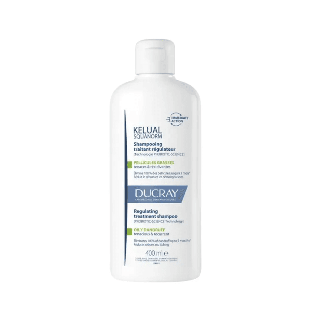 Ducray Kelual Squanorm Shampoo Anti-Caspa Oleosa 400ml