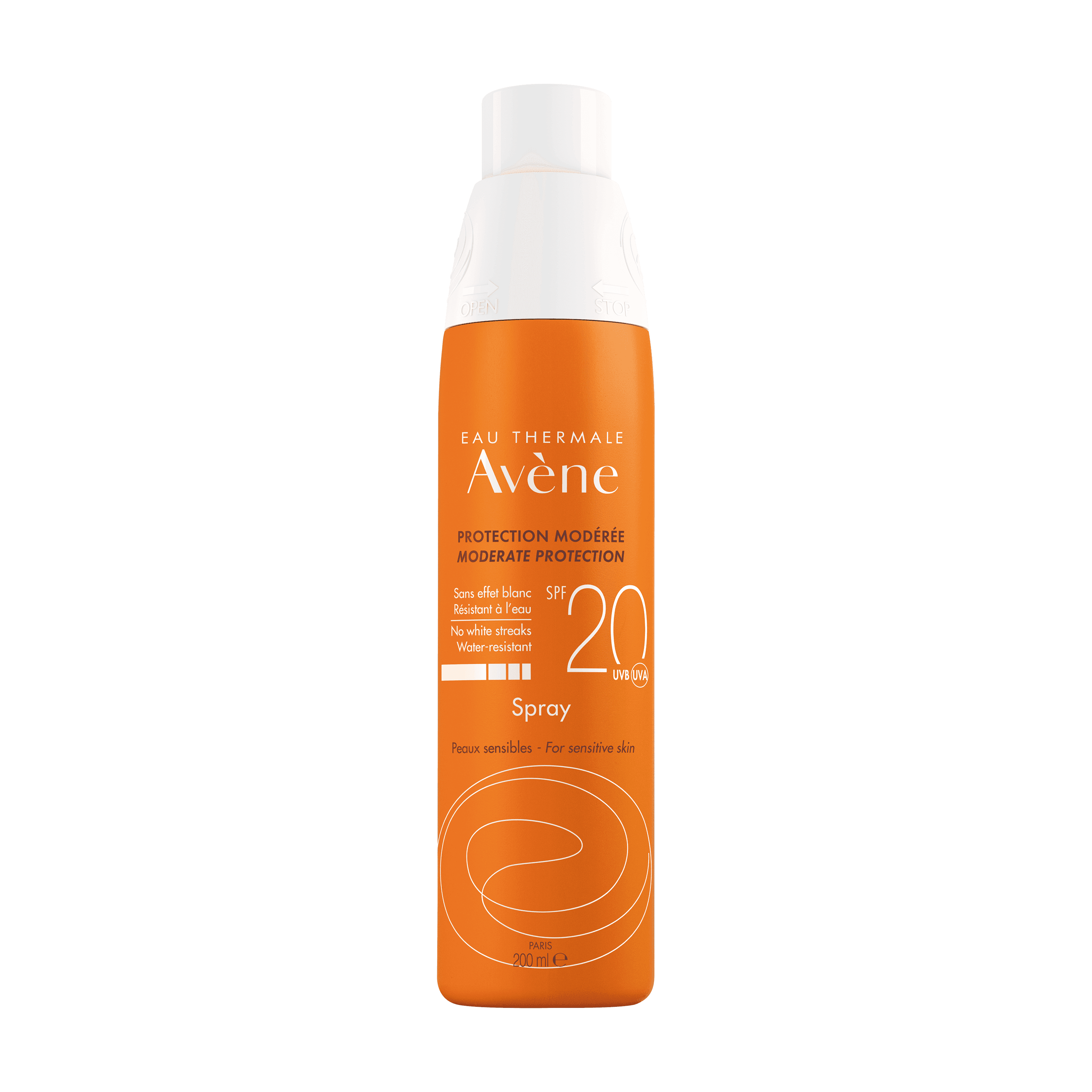 Protetor Solar Spray Corporal Avène SPF20 200ml