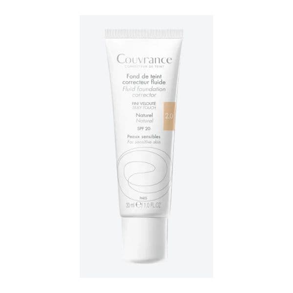 Avène Base Fluída Couvrance Tom 02 Natural 30ml