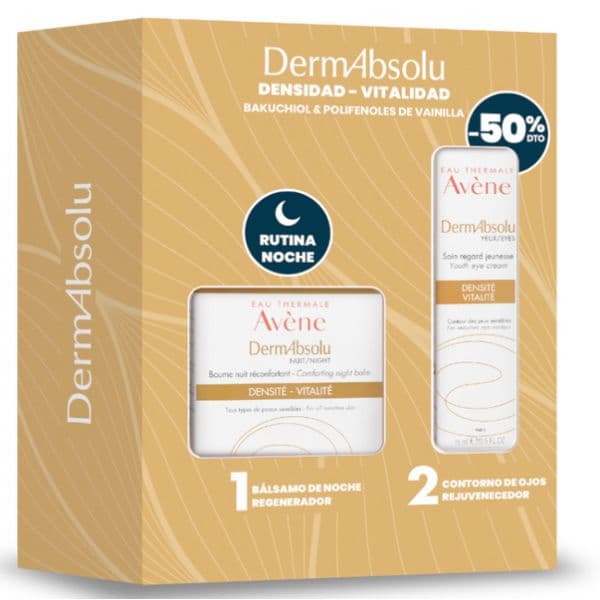 Avène DermAbsolu Bálsamo Noite 40ml + Contorno de Olhos 15ml Coffret