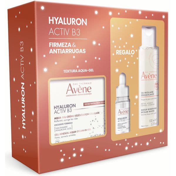 Avène Hyaluron Activ B3 Gel 40ml + Água Micelar 100ml + Sérum 10ml Coffret