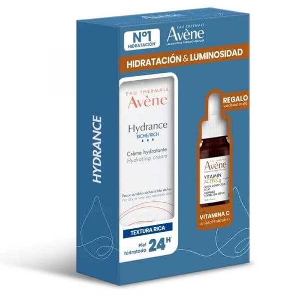 Avène Hydrance Creme Rico 40ml + Sérum Vitamina Activ Cg 10ml Coffret
