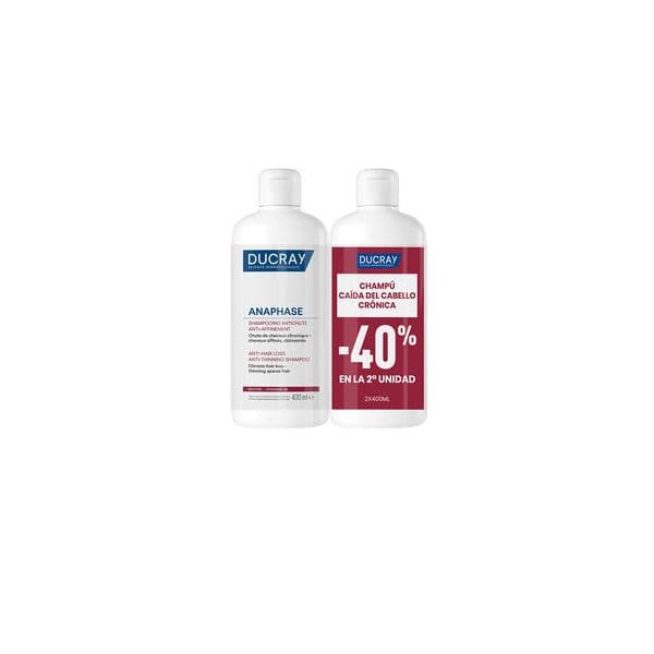 Ducray Anaphase Shampoo Antiqueda Crónica 2x400ml