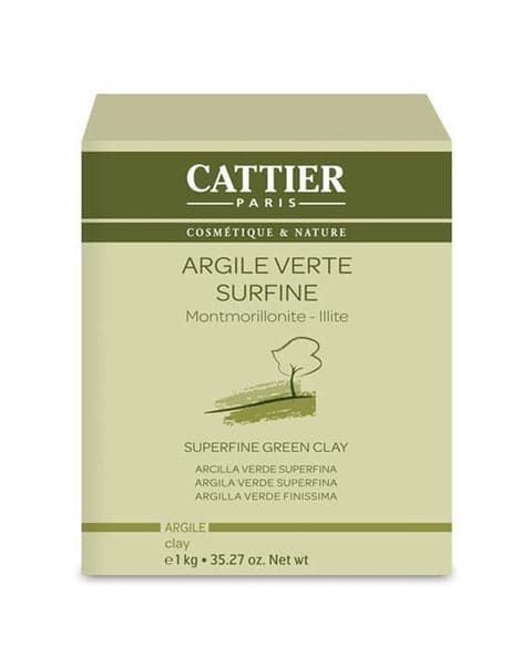 Argila Verde Superfina - 1kg - Cattier