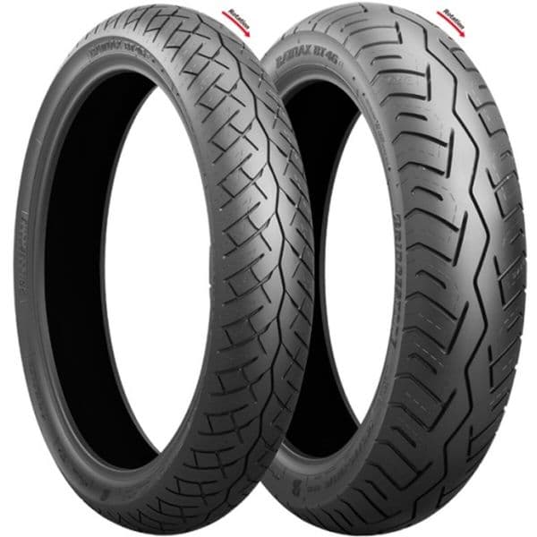 Pneu Moto Bridgestone BT46 F ( 110/80-18 TL 58V M/C, Rodas dianteiras ) - 3286341961614