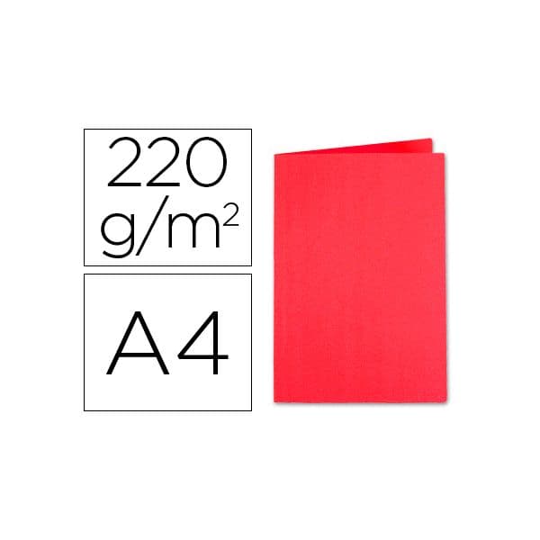 Exacompta Classificador A4 Foldyne 250g Vermelho 100 Un.