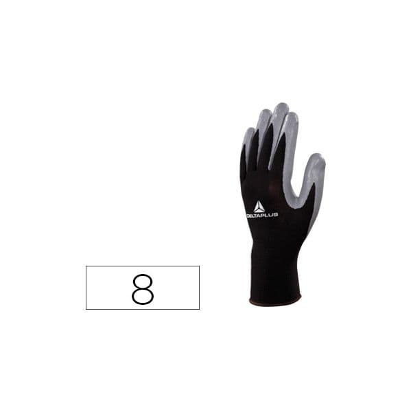Delta Plus Luva Proteção Nitrilo Ve 12 Cinza N 8 - 0151765