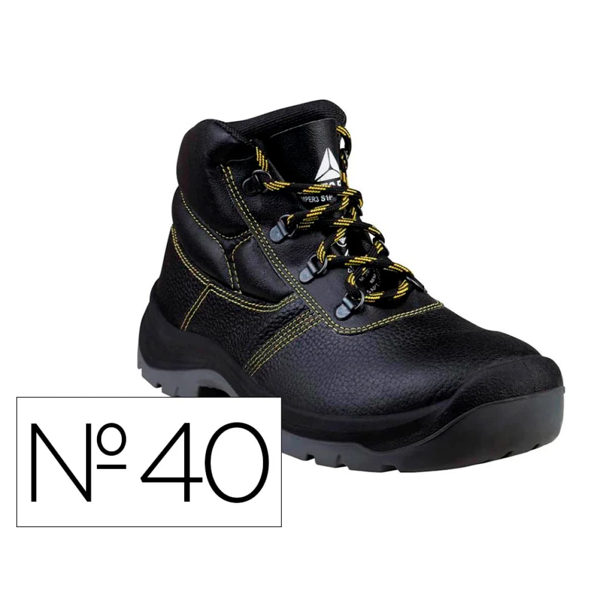 Deltaplus Botas Pele Croupon Pigmentada S1P Src Preto 40