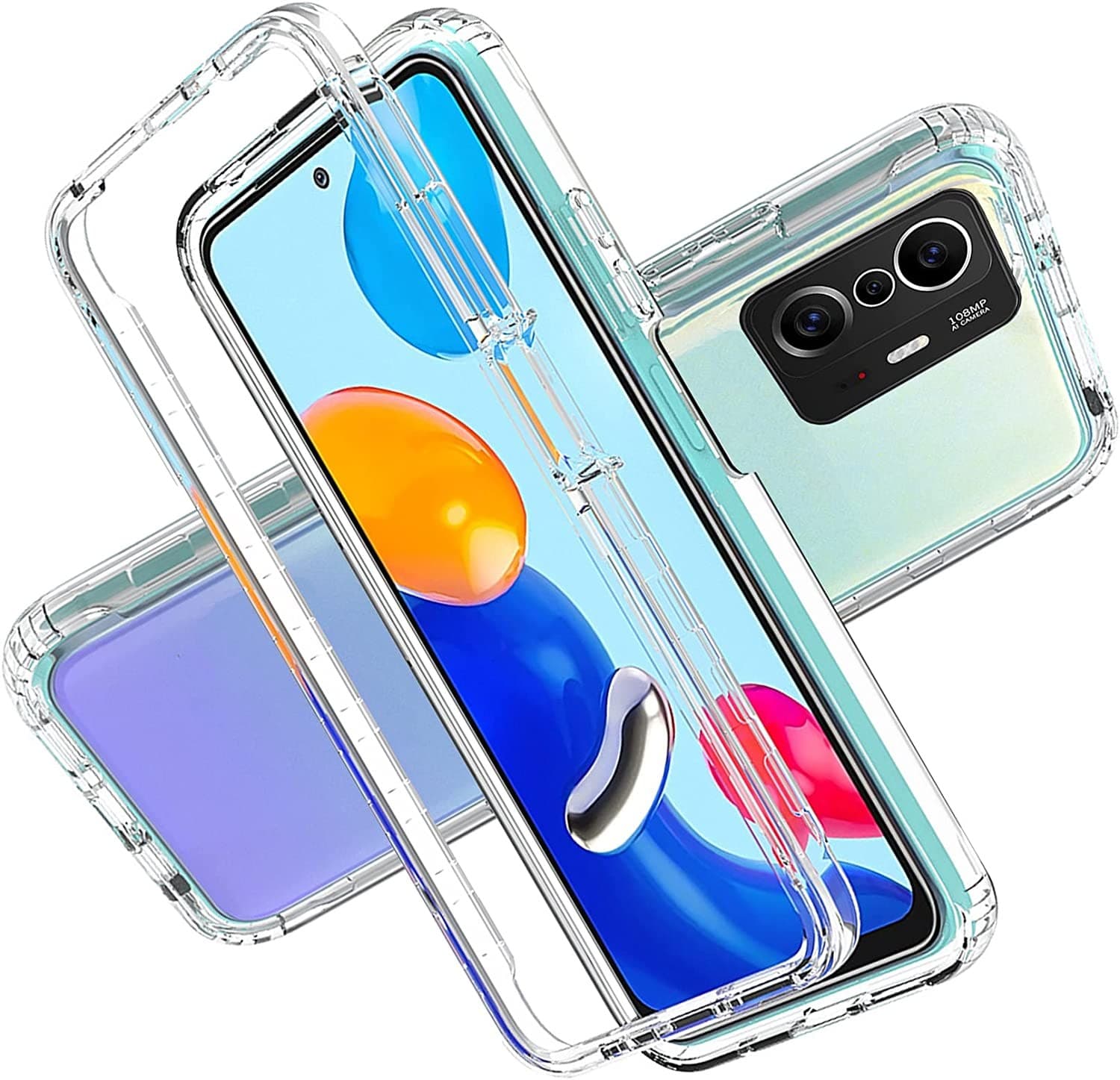 Capa Dupla 360 Xiaomi Mi 11T/ Mi 11T Pro Transparente