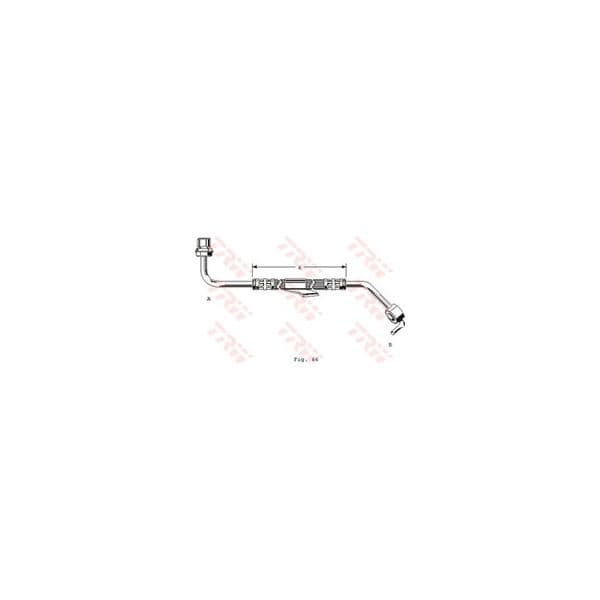 TRW Tubo flexível de travão - 3322935303641