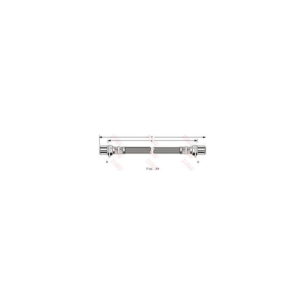TRW Tubo flexível de travão - 3322937078011